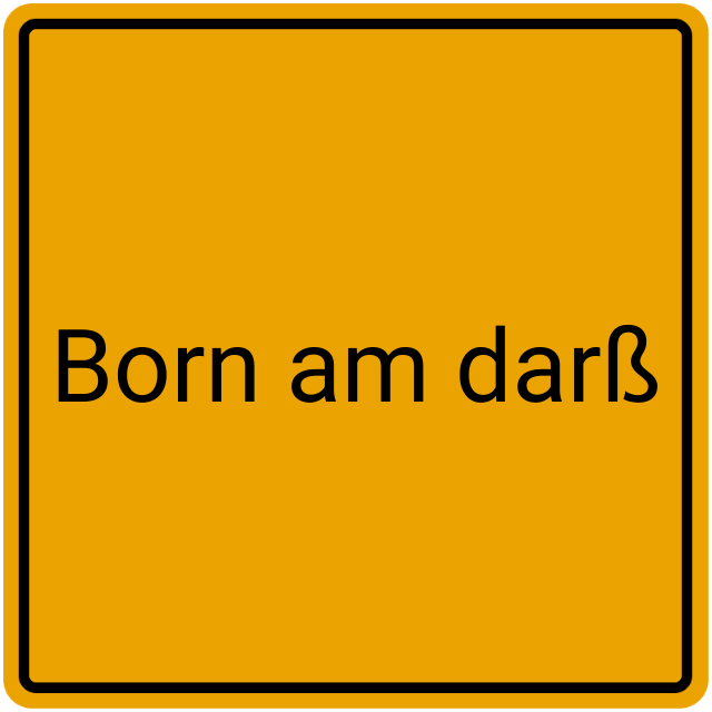 Meldebestätigung Born am Darß